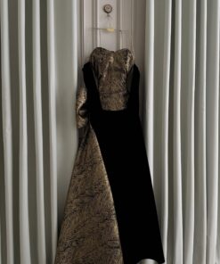 Alternative view of فستان سهرة جوخ أسود