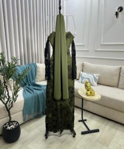 Alternative view of فستان سهرة لون زيتي