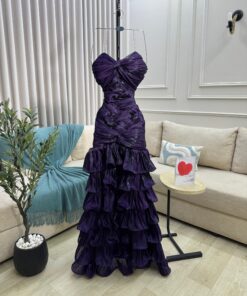 Alternative view of فستان سهرة بنفسجي