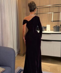 Alternative view of فستان سهرة مخمل فخم وأنيق