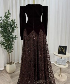 Alternative view of فستان سهرة جوخ