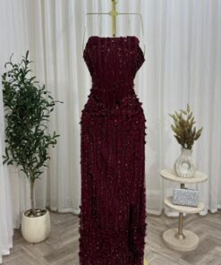 فستان سهرة شك مبطن