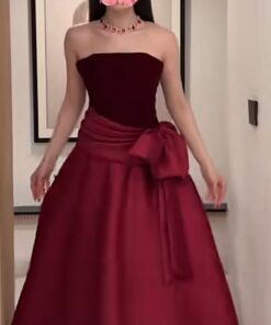 فستان سهرة شتوي جوخ