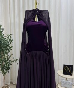 Alternative view of فستان سهرة قطيفة