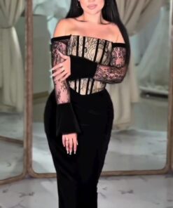 فساتين سهرة لون أسود