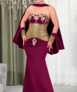 Alternative view of فستان سهرة أكمام طويلة