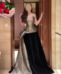 فستان سهرة لون اسود