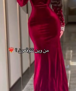 فساتين سهرة مخمل