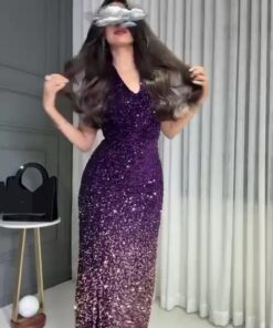 فستان سهرة ترتر