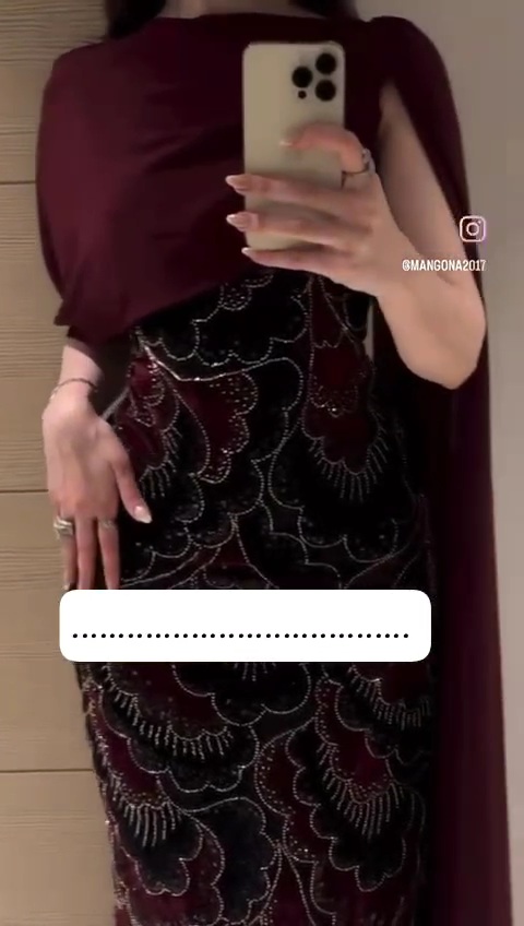 فستان سهرة لون اسود