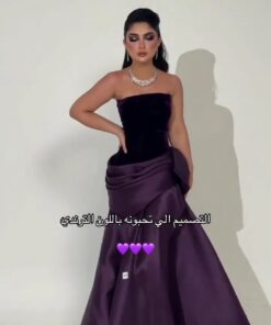 فساتين سهرة جوخ شتوي