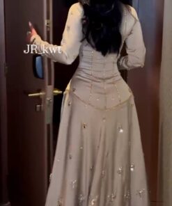 Alternative view of فستان سهرة لون ببج طويل