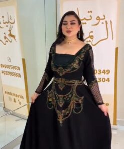 فستان سهرة لون أسود