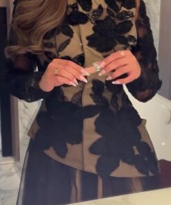 Alternative view of فستان سهرة أكمام طويلة