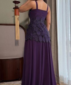 Alternative view of فستان سهرة بلون البنفسجي