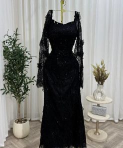 Alternative view of فستان سهرة دانتيل أسود