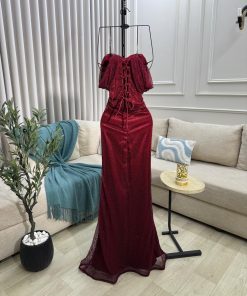 Alternative view of فستان سهرة أحمر إطلالة ساحرة لا تُقاوم