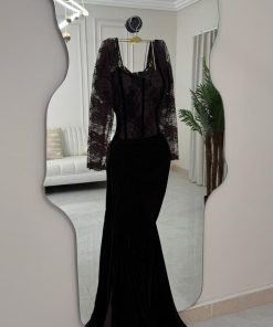 Alternative view of فستان سهرة بني مخمل