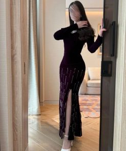 فستان سهرة جوخ