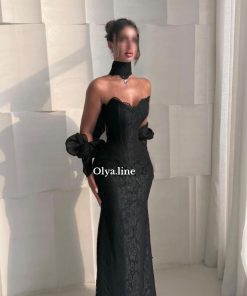 Alternative view of فستان سهرة اسود طويل