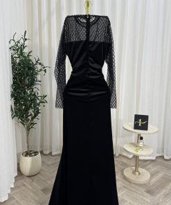 Alternative view of فستان سهرة مخمل أسود