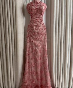 Alternative view of فستان سهرة وردي أنيق