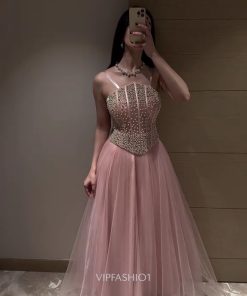 فساتين سهرة وردي السعودية