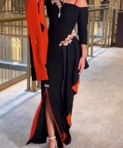 فستان سهرة أسود