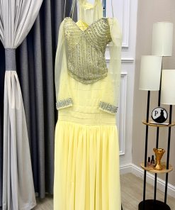 Alternative view of فستان سهرة لون أصفر