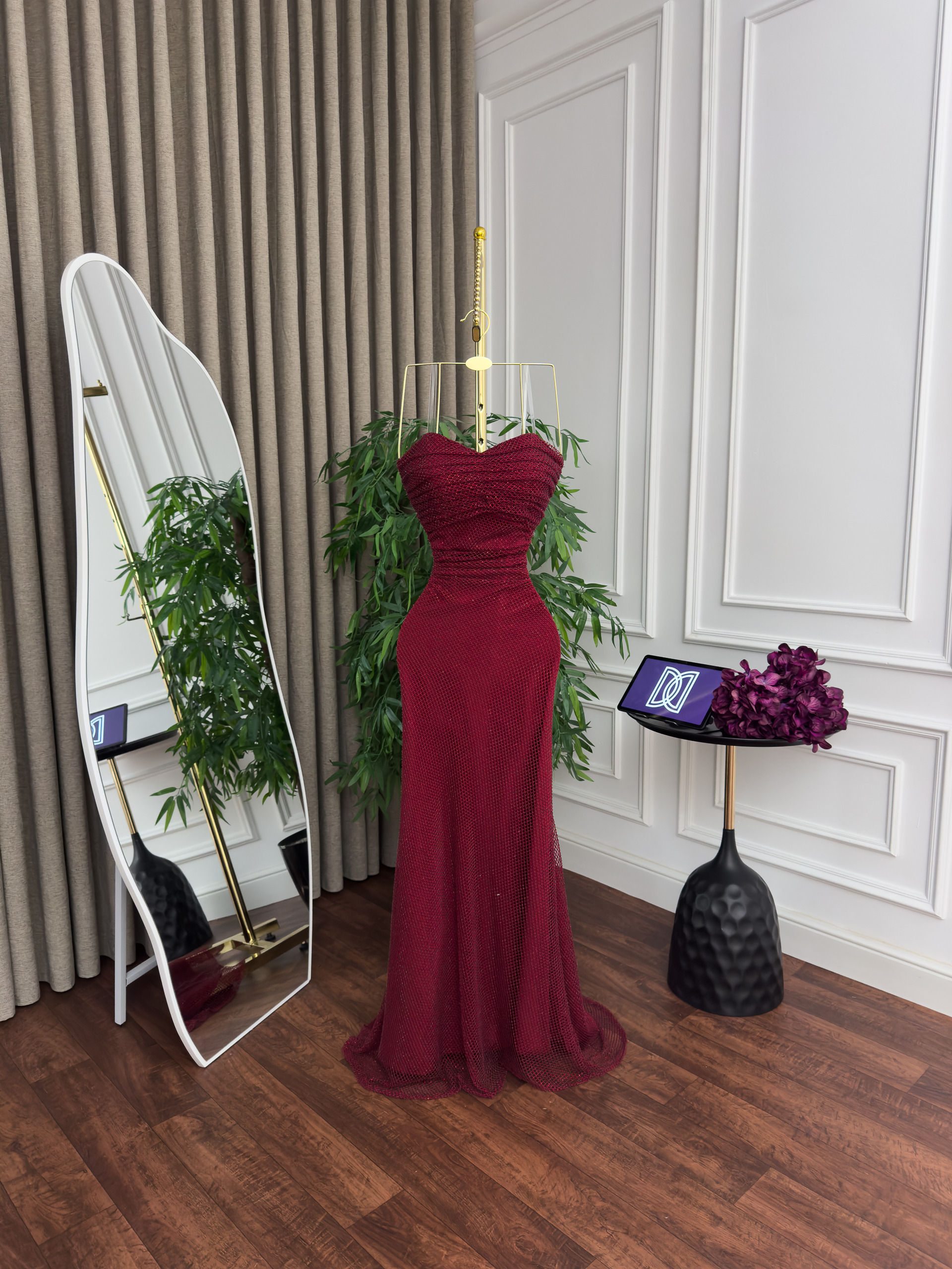 فستان سهرة لون عودي - الصورة 4