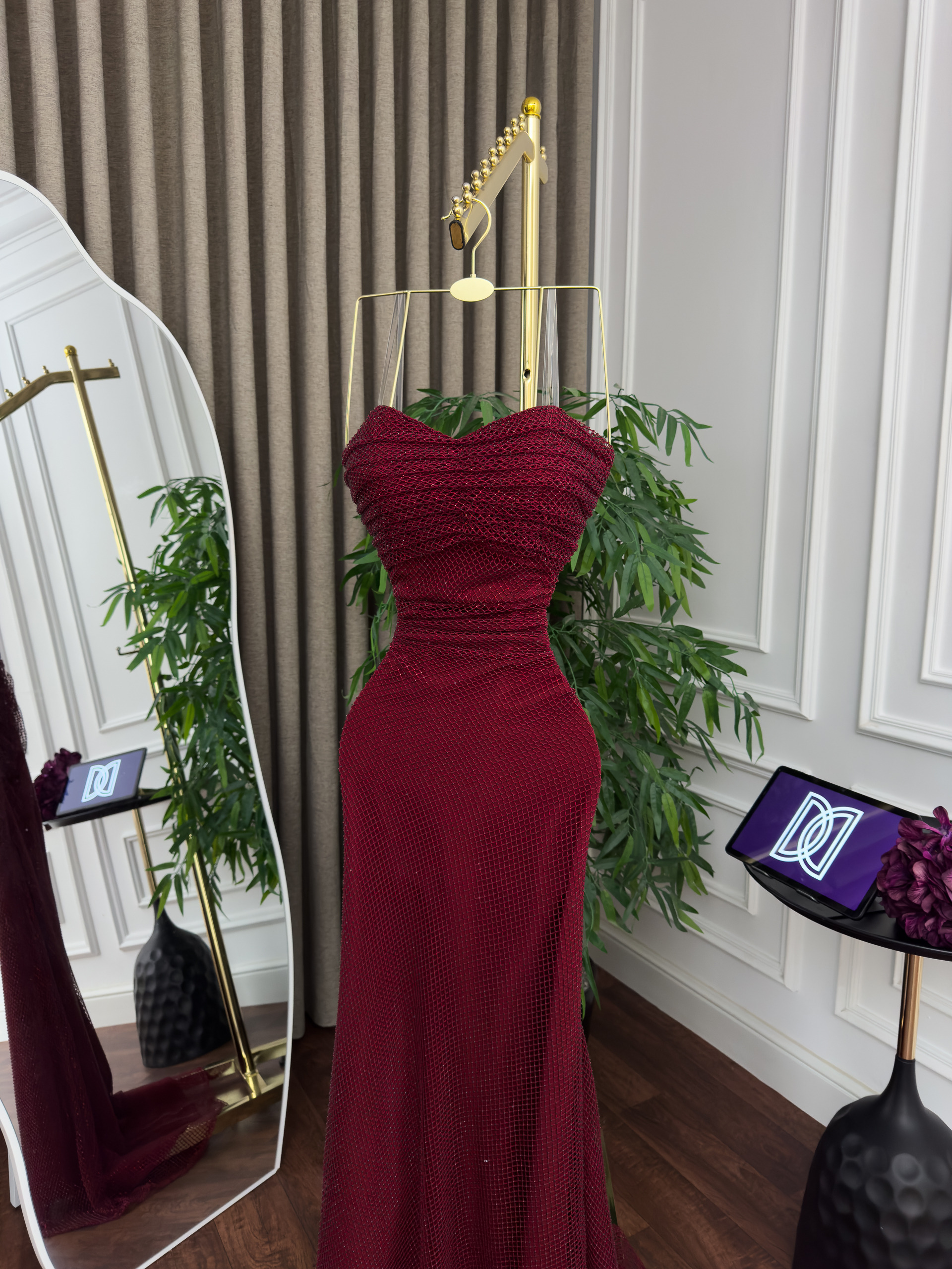 فستان سهرة لون عودي - الصورة 3