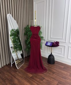 Alternative view of فستان سهرة لون عودي