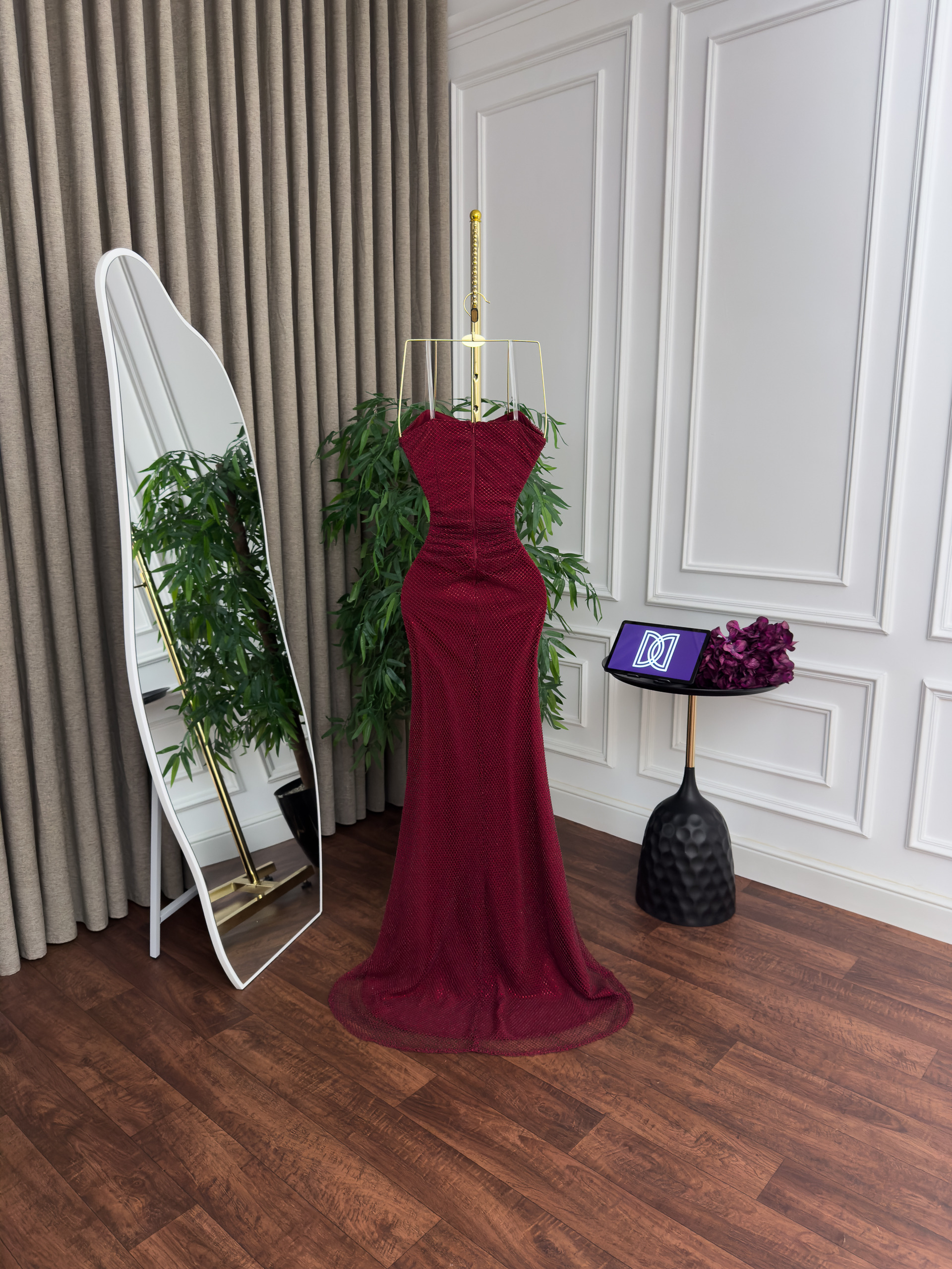 فستان سهرة لون عودي - الصورة 2