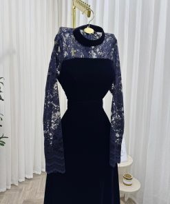 Alternative view of فستان مخمل للسهرة