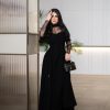 فستان أسود دانتيل أنيق للسهرات والمناسبات – متجر روزيتا السعودية