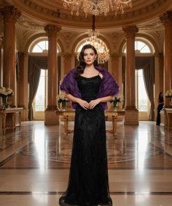 فساتين سهرة لون أسود