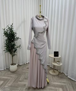 Alternative view of فستان سهرة موف فاتح