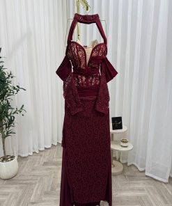 فستان سهرة دانتيل