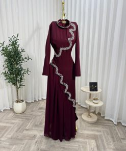 Alternative view of فستان سهرة أكمام طويلة