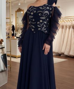 فستان سهره لون كحلي