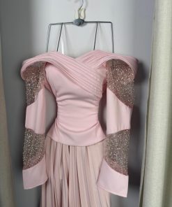 Alternative view of فستان سهره لون وردي