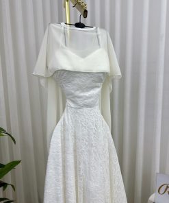 Alternative view of فستان سهرة لون ابيض