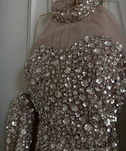 Alternative view of فستان سهرة لون موف