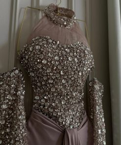 فستان سهرة لون موف