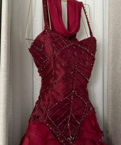 فستان سهره لون احمر