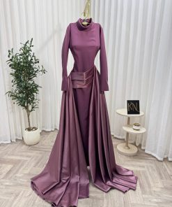 Alternative view of فستان سهره لون اسود وموف