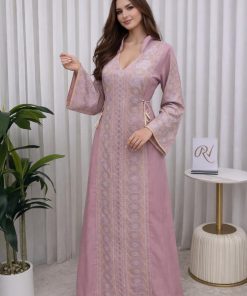 Alternative view of جلابيه رمضانيه لون وردى