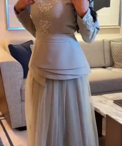 فستان سهره لون بيج