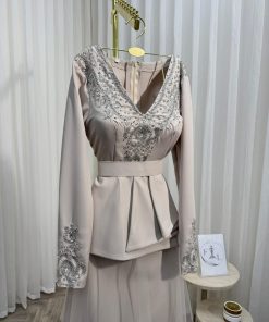 Alternative view of فستان سهره لون بيج