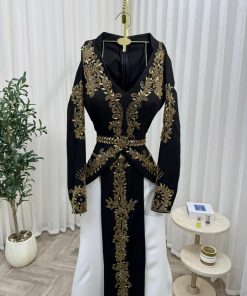 Alternative view of فستان سهره لون ابيض فى اسود